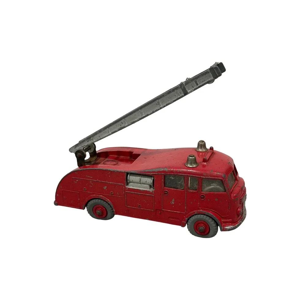 Vintage Dinky Supertoys Fire Engine 955 Made in England Meccano Diecast Red Toy